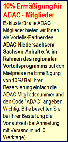 ADAC Vorteilsprogramm Mietservice Welkert Magdeburg